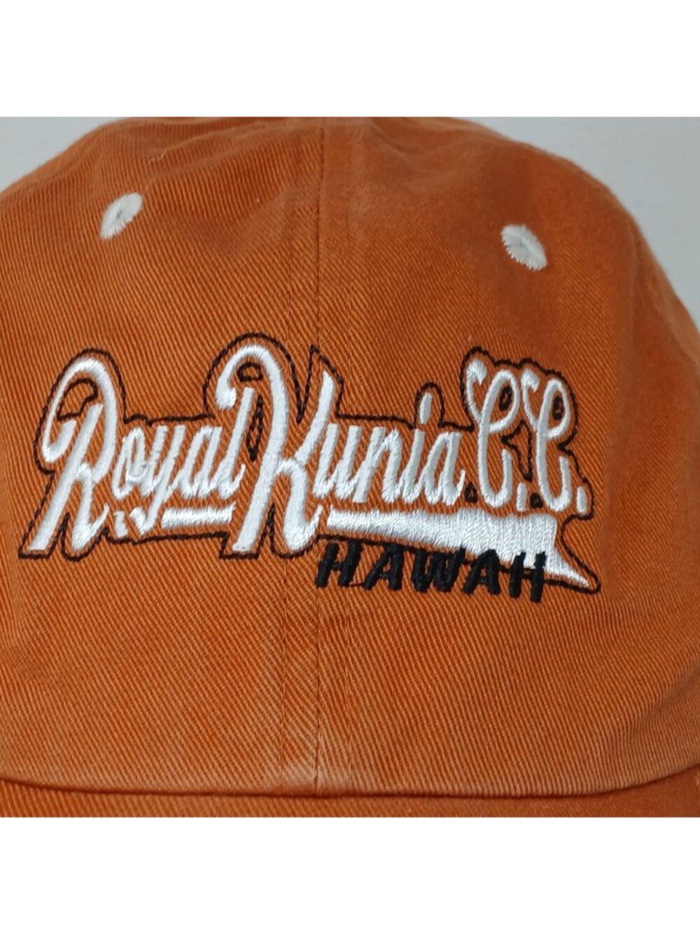 Royal Kunia C.C. Hawaii Orange Baseball Cap Bee Embroidered Ahead Classic #D15 - Picture 2 of 11